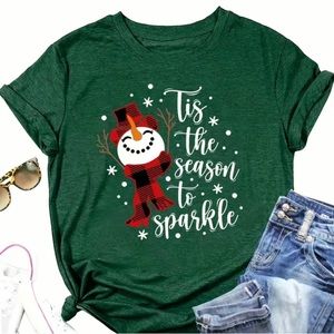 1229. 🎉🎄Holiday Short Sleeve Shirt